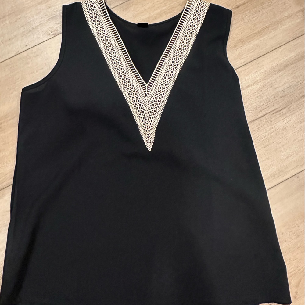 Boho Black Top